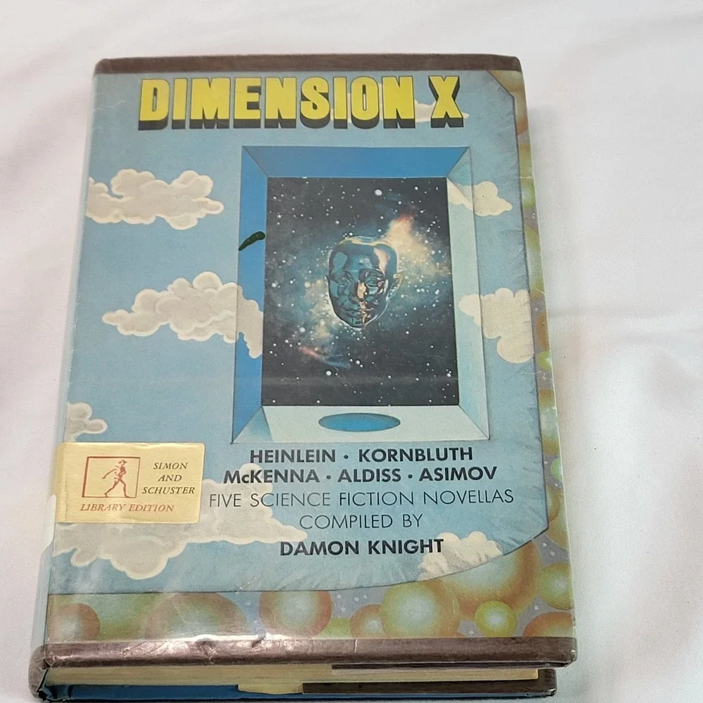 Dimension‎ X Damon Knight Heinlein Asimov Science Fiction HC DJ Ex Library